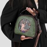 Retro Embossing Large Capacity Women's Handbag All-matching