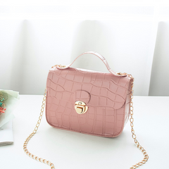 Women Small Crossbody Bag Classic Pattern Shoulder Handbags Lightweight Chain Strap Messenger Purse
