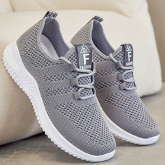 Breathable Mesh Lace Up Athletic