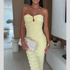 Sweetheart Neck Tube Maxi Dress