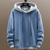 Casual Street Fake Two-piece Casual Sweatshirt Jacket Men