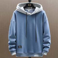 Casual Street Fake Two-piece Casual Sweatshirt Jacket Men