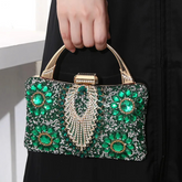 New Metal Handheld Handmade Diamond Inlaid Dinner Bag