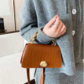 Retro Messenger Bag Simple Small Square Bag