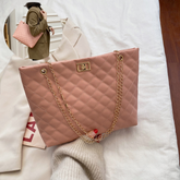 Women's Lingge Shopping Shoulder Bag Small Chains Handbags