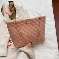 Women's Lingge Shopping Shoulder Bag Small Chains Handbags