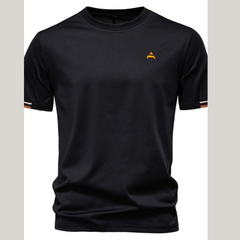 Men's Embroidered Round Neck T-Shirt