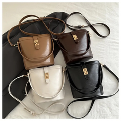 Hand Holding Bucket Women's One Shoulder Crossbody Bag