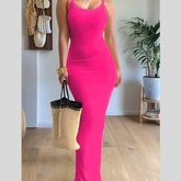 Scoop Neck Maxi Cami Dress