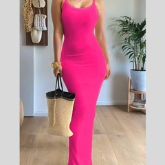 Scoop Neck Maxi Cami Dress