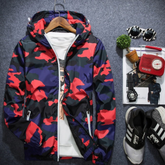 Covrlge Men Jacket Fashion Spring Men Brand Camouflage Jackets Casual Mens Coat Men's Hooded Luminous Zipper Coats