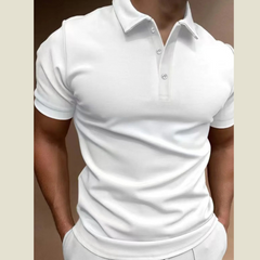 Casual Plus Size Polo Shirt for Men �Collared Neck