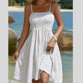 Full Size Smocked Square Neck Cami Dress Plus Size