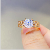 1.5 Carat 925 Sterling Silver Moissanite Ring
