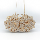 Hollow Rose Diamond Dinner Bag