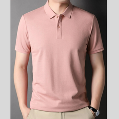 Men's Plus Size Slim Fit Short Sleeve Polo Shirt