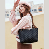 Niche Rhombus Chain High-grade Women's Large Capacity Shoulder Messenger Bag