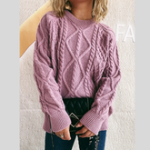 Classic Cable Knit Pullover Sweater