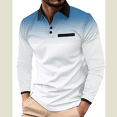Men's Collared Long Sleeve Polo �Big & Tall Everyday Style