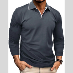 Men's Classic Long Sleeve Polo Shirt