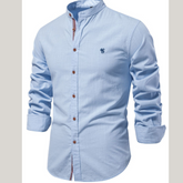 Men's Full Size Button Down Embroidered Shirt Plus Size