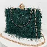 Tassel Handbags Women Dress Party Evening Bag Fashion Luxury Designer Square Bags Crossbody Shoulder Bag Ladies