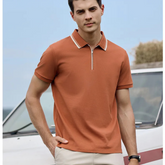 Short-sleeved T-shirt Lapel Casual Polo Shirt For Men