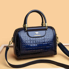 Women's Patent Leather Shiny Crossbody Shoulder Bag