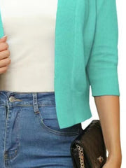 Open Front Knit Sweater