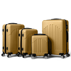 Vertical Striped Four In One Suitcase- FREE USA SHIPPING