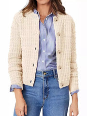 Button-Up Long Sleeve Cardigan