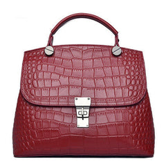Women's First Layer Cattlehide Leather Fashion Handbag