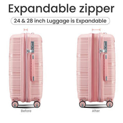 4-Piece Luggage Set, Durable and Lightweight Travel Suitcases with Spinner Wheels- FREE USA SHIPPING
