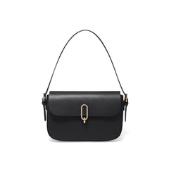 Two-layer Cowhide Genuine Leather Square Shoulder Messenger Bag