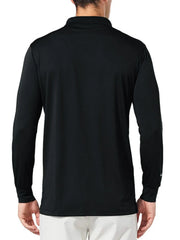 Long Sleeve Collared Neck Polo Shirt