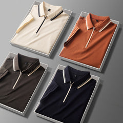 Short-sleeved T-shirt Lapel Casual Polo Shirt For Men