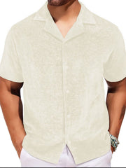 Easy Fit Big and Tall Button Shirt for Men