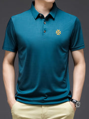 Men's Plus Size Breathable Short Sleeve Polo