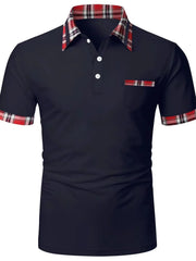 Men's Plus Size Casual Collared Polo