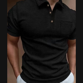 Men's Full Size Classic Collared Neck Short Sleeve Polo Plus Size