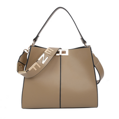 Women's Fashion Wide Shoulder Strap bag