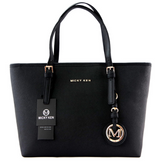 Fashion Cross Grain Leather Shoulder Handbag
