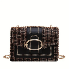 PU Crossbody Chain Small Bag