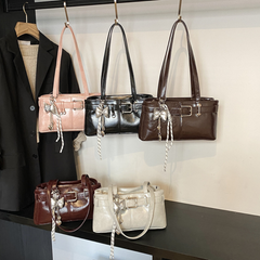 Commuter Texture Underarm Shoulder Handbag