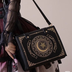 Japanese-style Retro Magic Book Shoulder Bag