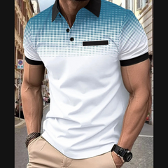 Classic Men's Plus Size Polo Short Sleeve with Collar