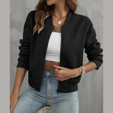 Casual Zip Up Long Sleeve Jacket
