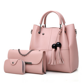 European and American ladies fashion three-piece single shoulder Messenger bag