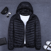 Men's Short All-match Hooded Super Thin Lightweight Down Jacket