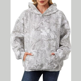 Full Size Kangaroo Pocket Long Sleeve Hoodie Plus Size